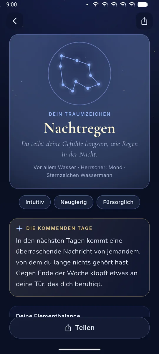 Karte deiner Himmelspersönlichkeit